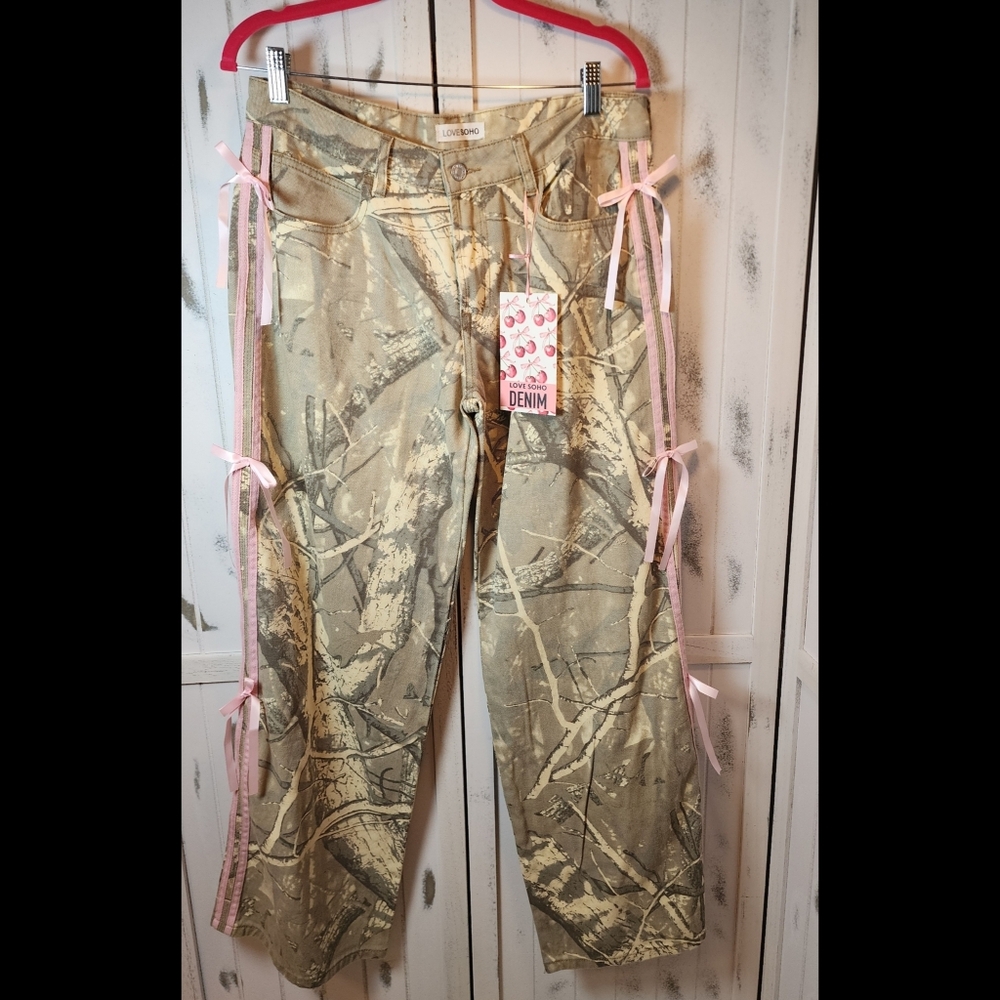 Love Soho Denim Camo Jeans